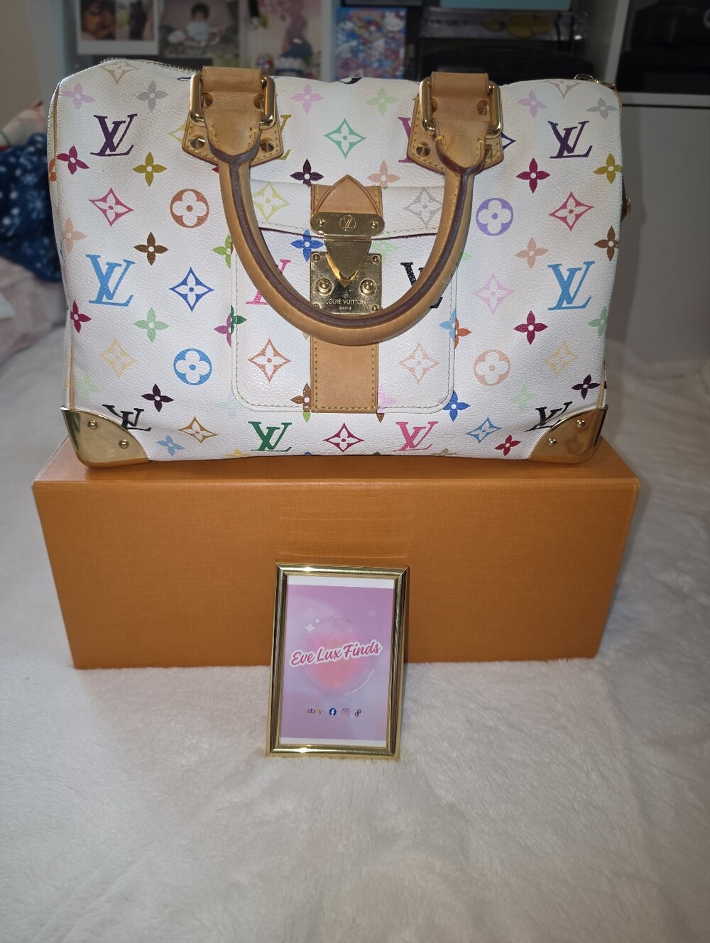 Rare Louis Vuitton Multicolor Speedy 30 – Murakami x LV, Full Set🔥